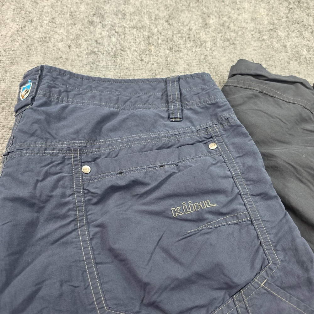 Kuhl Liberator Convertible Stealth Pants Mens 38x30 Navy Blue Hiking Cargo Zip - Picture 3 of 10